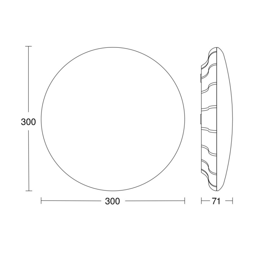 Steinel 081072 - LED Ceiling light with a sensor RS PRO S10 SC LED/9,1W/230V 4000K