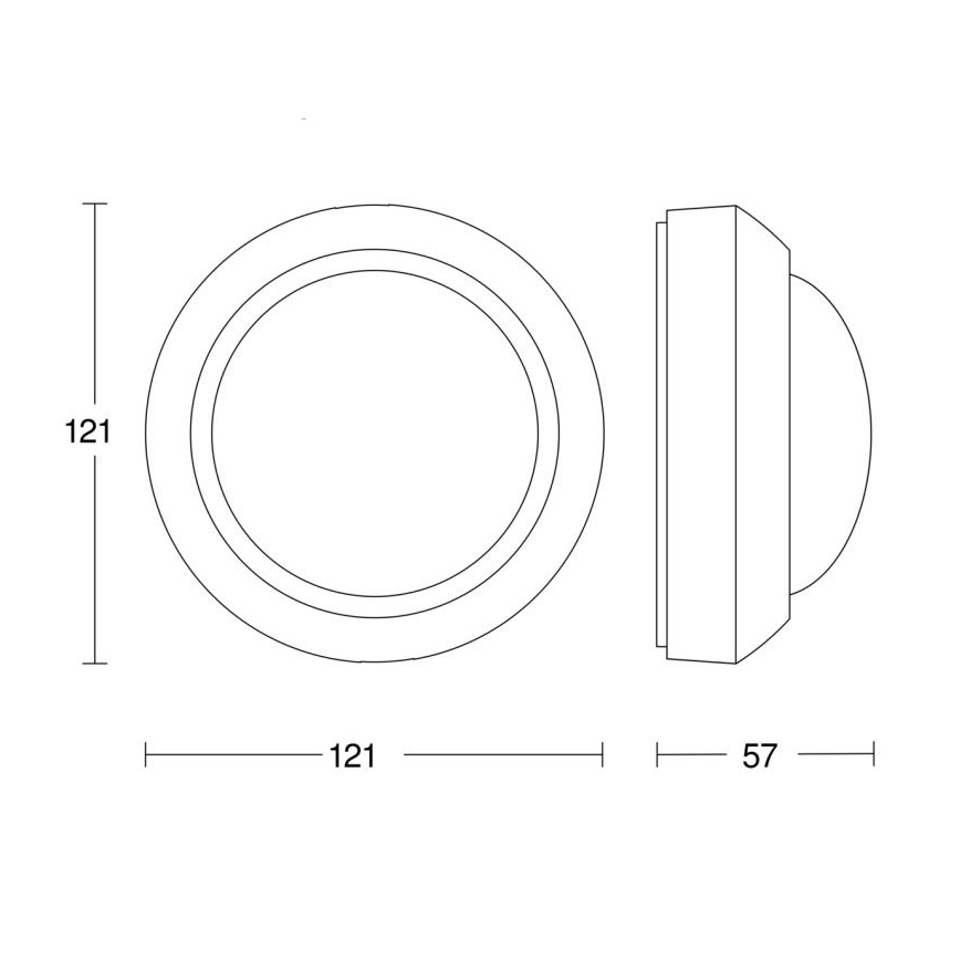 Steinel 081706 - Outdoor motion sensor IS 2360-3 ECO 230V IP54 black