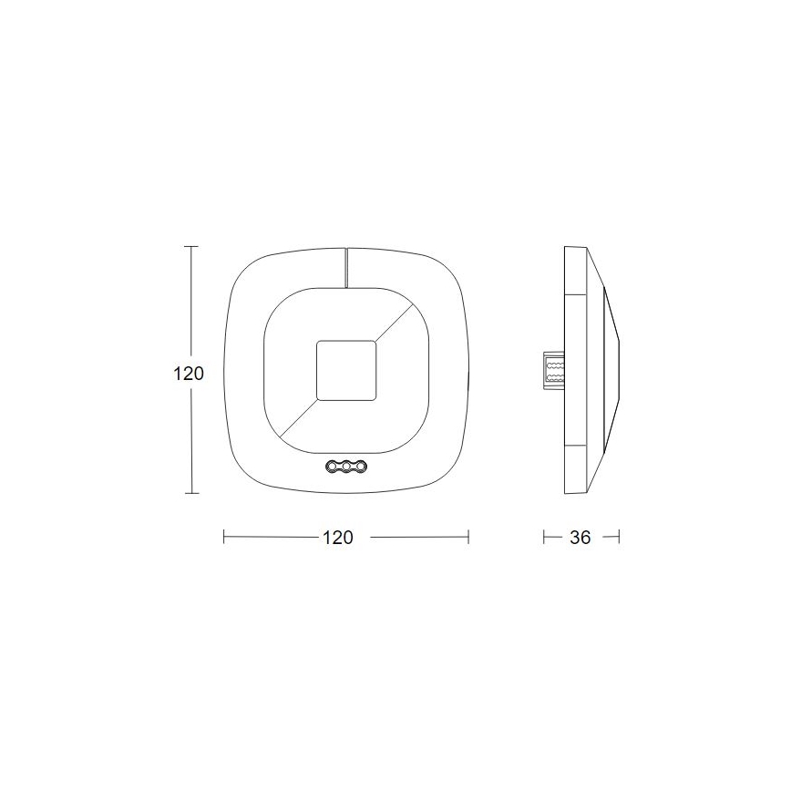 Steinel 082277 - Presence detector HF 360-2 DALI-2 APC black