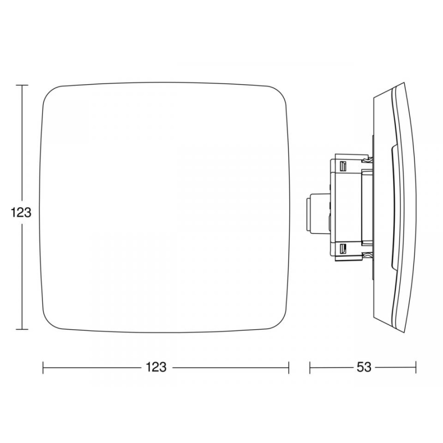 Steinel 084127 - Multisensor True Presence recessed V2 BT-IPD UP WS white