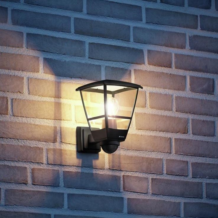 Steinel 084769 - Outdoor wall light with a sensor L10S 1xE27/15W/230V IP44