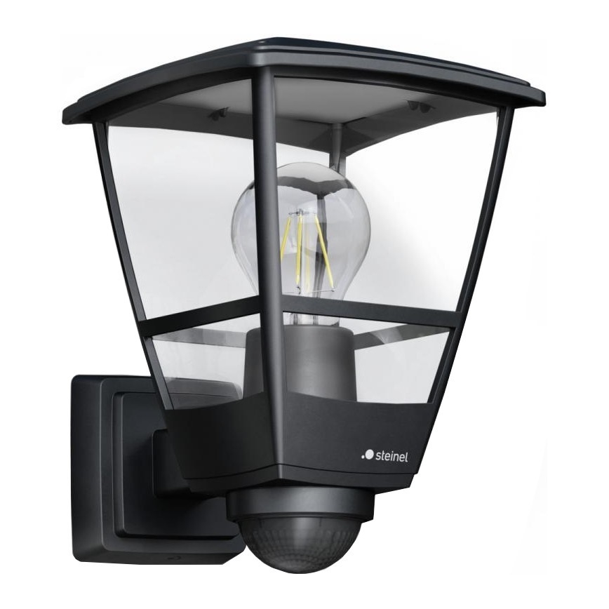 Steinel 084769 - Outdoor wall light with a sensor L10S 1xE27/15W/230V IP44
