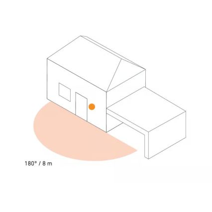 Steinel 087739 - LED Outdoor Wall Light with Motion Sensor 2x GU10 / 14.5W / 230V L 940SC IP44