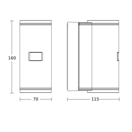 Steinel 087739 - LED Outdoor Wall Light with Motion Sensor 2x GU10 / 14.5W / 230V L 940SC IP44