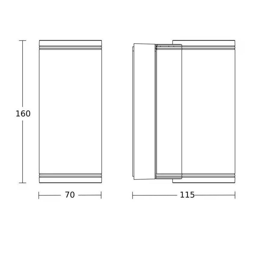 Steinel 087753 - LED Outdoor Wall Light 2xGU10/14,5W/230V L 940 IP44