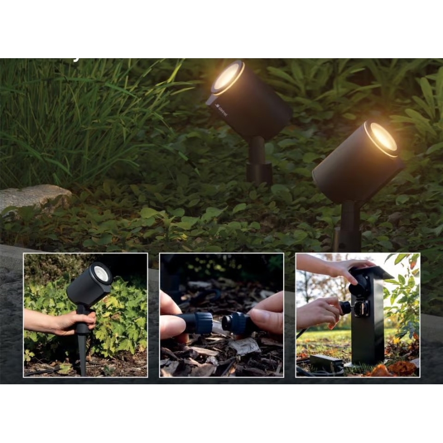 Steinel 089344 - RGBW LED Outdoor Sensor Light, LED/7,9W/24V, IP65