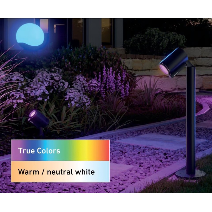 Steinel 089351 - RGBW LED outdoor lamp LED/7,9W/24V IP65