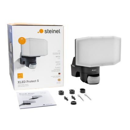 Steinel 090012 - LED Floodlight with a sensor XLED PROTECT LED/14,3W/230V 3000K IP54 anthracite