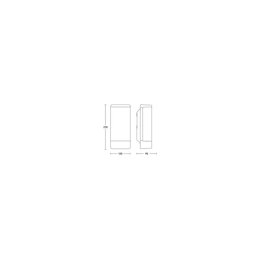 Steinel 094270 - Outdoor wall light 1xE27/15W/230V L 14 IP44