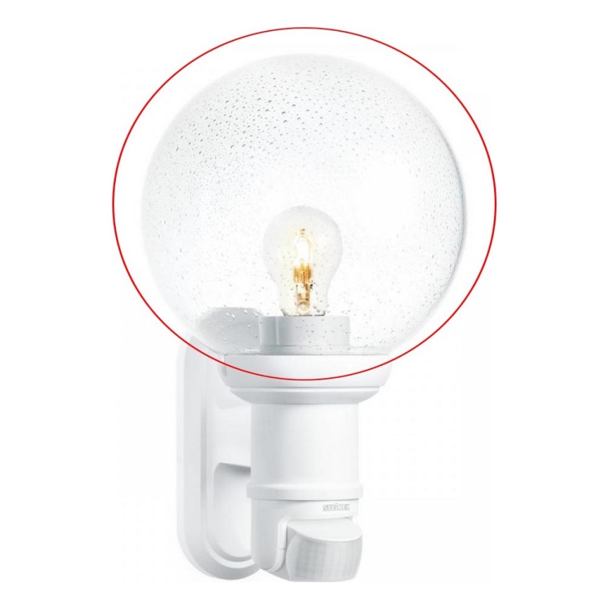 Steinel 1086417 - Replacement glass for wall light L 70X/590/535/560/585