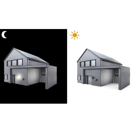STEINEL 550318 - Dusk switch NightMatic 2000 black IP54