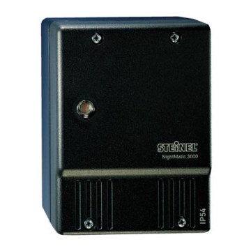 STEINEL 550516 - Dusk sensor NightMatic 3000 Vario black IP54
