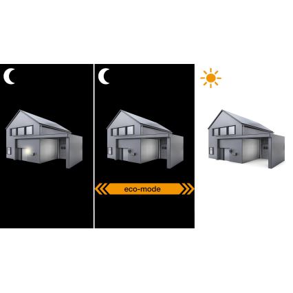 STEINEL 550516 - Dusk sensor NightMatic 3000 Vario black IP54