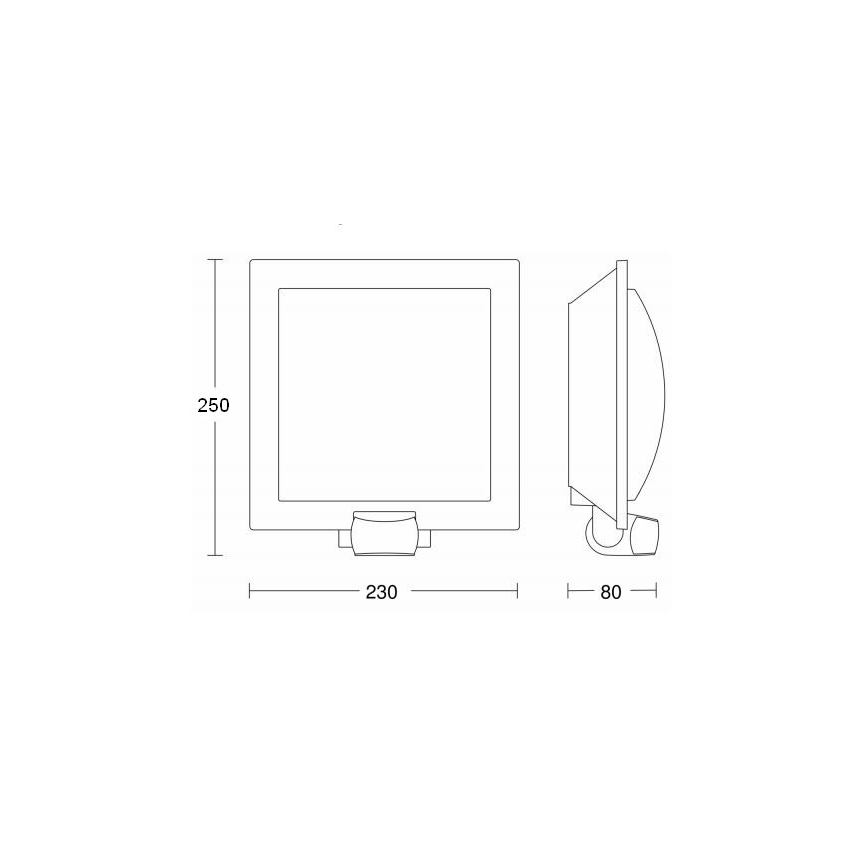 Steinel 566814 – Outdoor Wall Sensor Light 1×E27/60W/240V L 20 S IP44