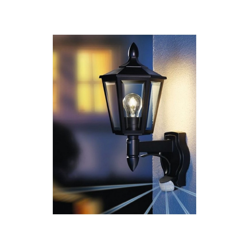 Steinel 617813 - Outdoor wall light with sensor L 15 1xE27/60W/230V IP44