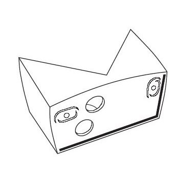 STEINEL 631765 - Corner holder 07 white