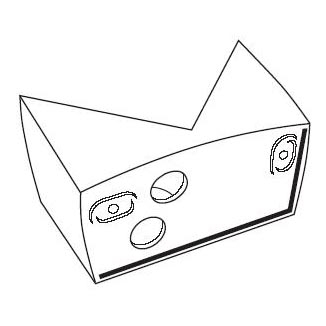 STEINEL 631765 - Corner holder 07 white