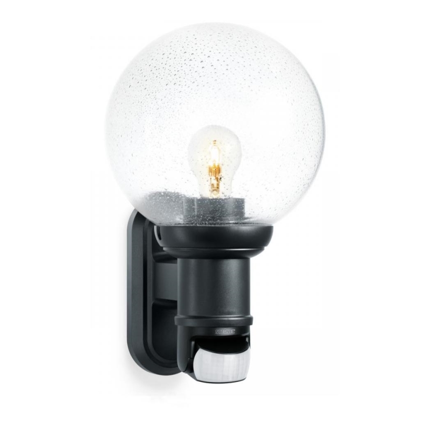 STEINEL 634216 - L 560 S Outdoor sensor wall lamp black IP44