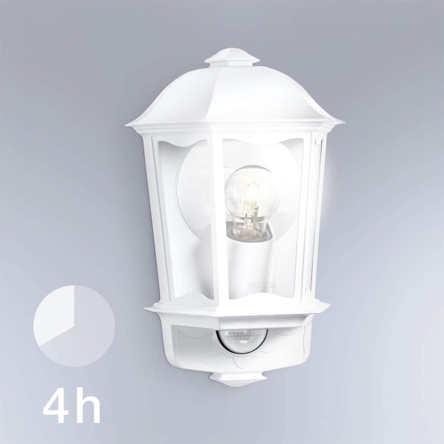 Steinel 644512 - Outdoor wall light with sensor L 190 S 1xE27/100W/230V IP44