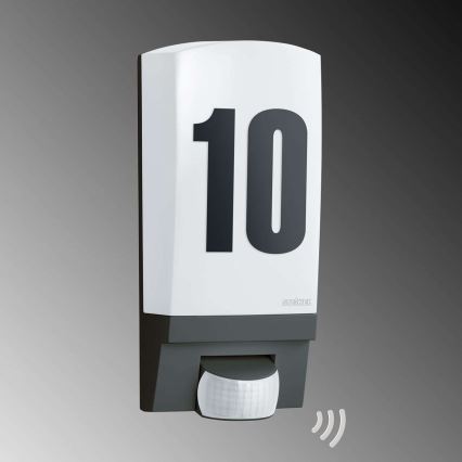 STEINEL 650612 - L1 Outdoor sensor lamp black/white IP44