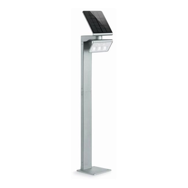 STEINEL 671211 - Solar sensor LED floodlight XSolar GL-S 0,5W/LED silver IP44 2500 mAh