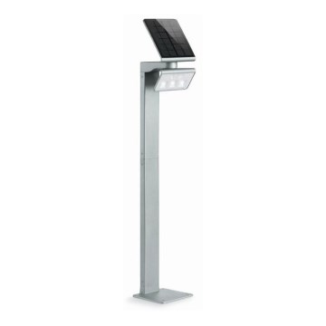 STEINEL 671211 - Solar sensor LED floodlight XSolar GL-S 0,5W/LED silver IP44