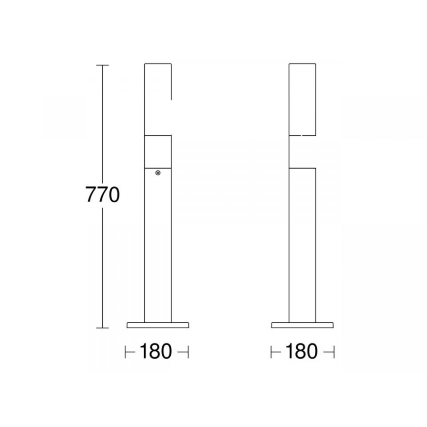 STEINEL 69469 - LED Outdoor lamp GL 65 LED/8,5W/230V IP44 3000K anthracite