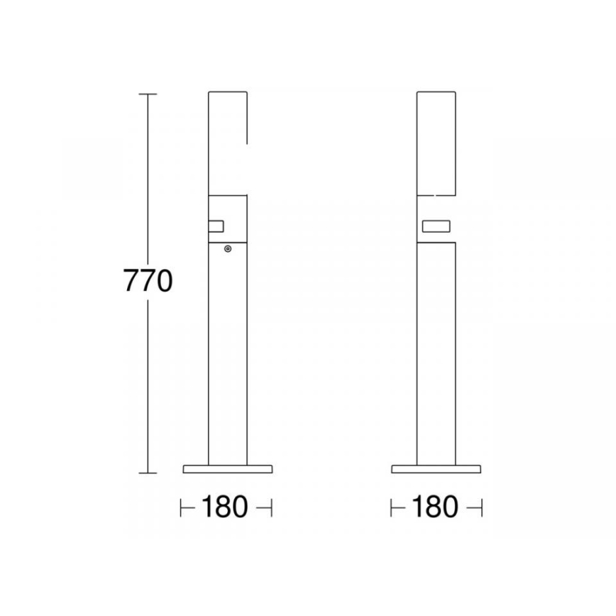 STEINEL 69476 - LED Outdoor lamp with a sensor GL 65 S LED/8,7W/230V IP44 3000K anthracite