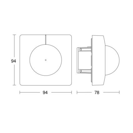 Steinel 751302 - Presence detector HF 360 COM1 white