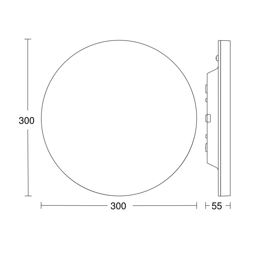 Steinel 067816 - LED Dimmable ceiling light with a sensor RS PRO R10 BASIC SC LED/8,5W/230V 3000K IP40