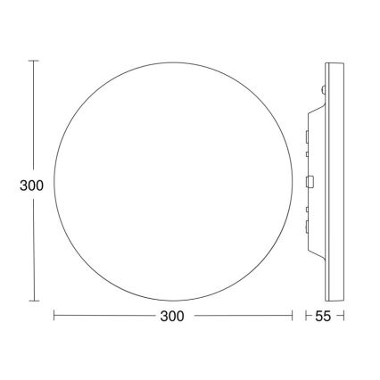 Steinel 067809 - LED Dimmable ceiling light with a sensor RS PRO R10 BASIC SC LED/8,5W/230V 4000K IP40