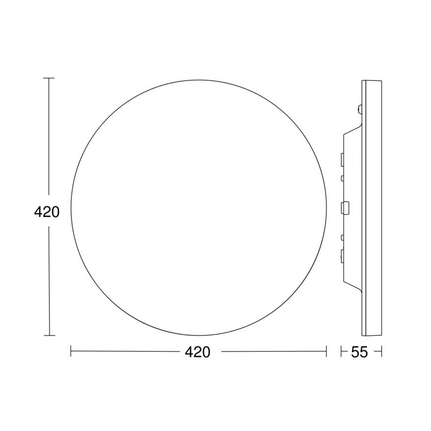 Steinel 067793 - LED Dimmable ceiling light with sensor RS PRO R30 plus SC 23,7W/230V 3000K IP40