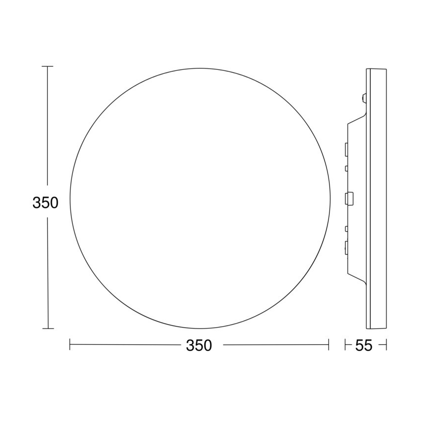 Steinel - LED Dimmable ceiling light with sensor RSPROR20BASIC 15,3W/230V IP40 3000K