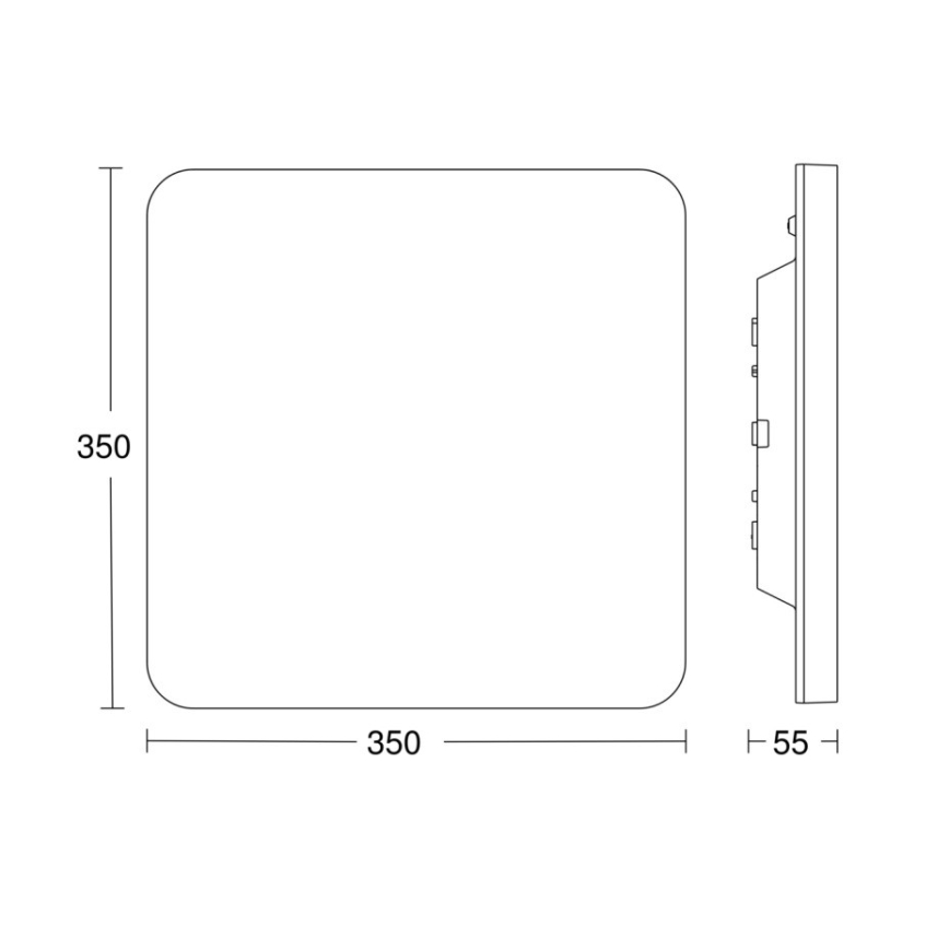 Steinel - LED Dimmable ceiling light with sensor RSPROR30QBASICSC 23,26W/230V IP40 3000K