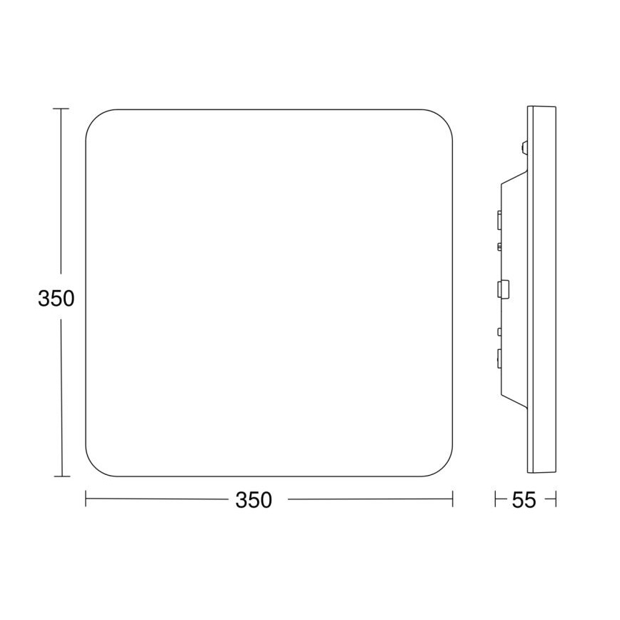 Steinel 067786 - LED Dimmable ceiling light with sensor RS PRO R30 Q plus SC 23,9W/230V 3000K IP40