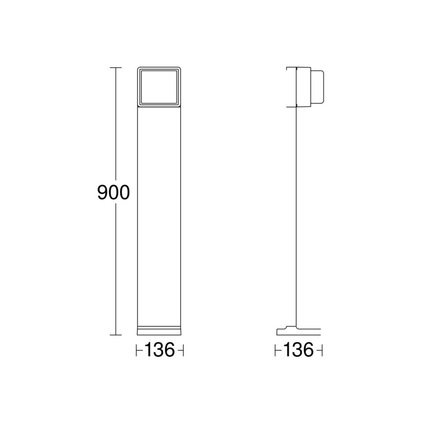 Steinel 078683 - LED Dimmable outdoor lamp with a sensor GL 85 SC 900 LED/9W/230V IP44