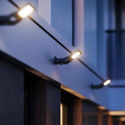 Steinel - LED Floodlight with a sensor XLED PRO ONE S 18,4W/230V IP44 3000K anthracite + remote control