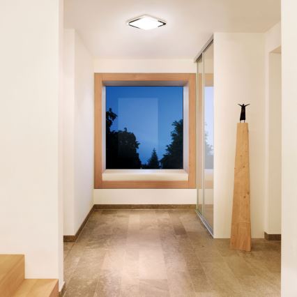 STEINEL st007911 - LED ceiling light with sensor RS LED D1 LED/11W/230V shiny chrome