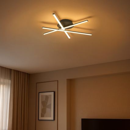 STICK LED Ceiling Light, 12W/230V, Black