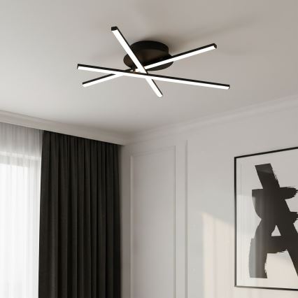 STICK LED Ceiling Light, 12W/230V, Black