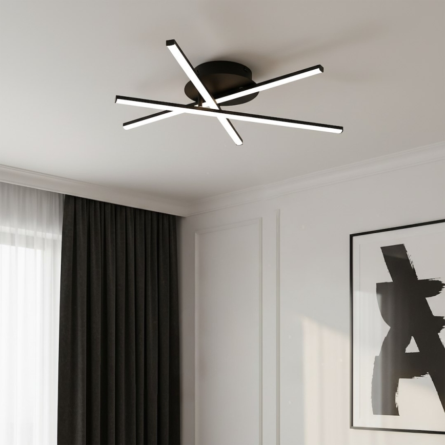 STICK LED Ceiling Light, 12W/230V, Black