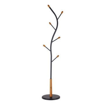 STILE Freestanding Coat Rack, 186 x 38 cm, Black