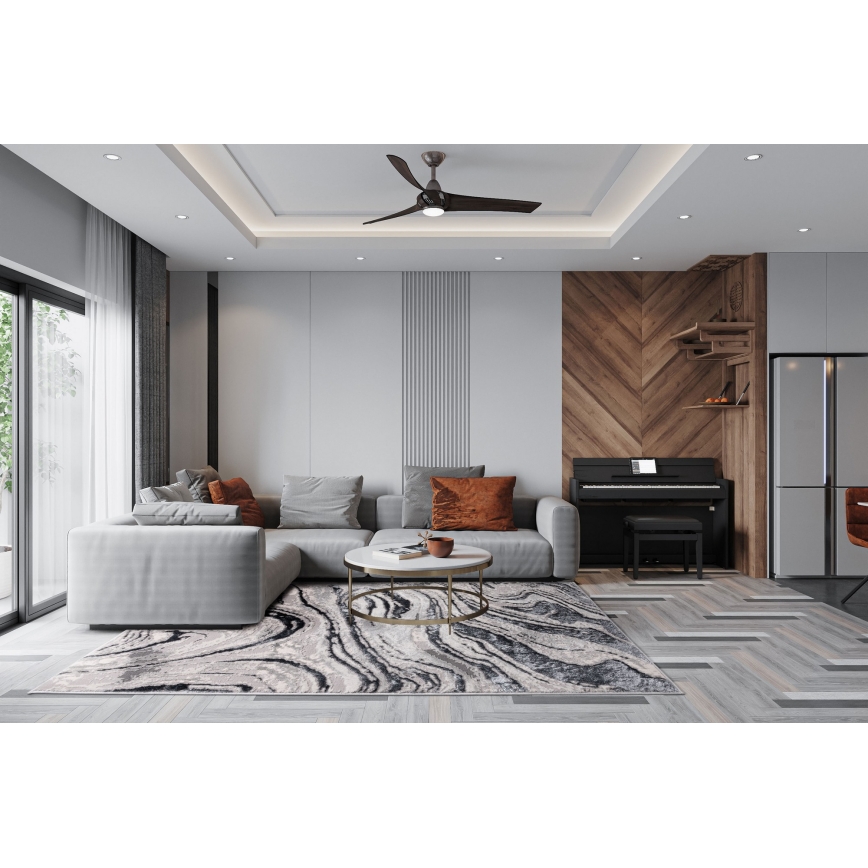 STONE 80x140 cm rug – grey/anthracite