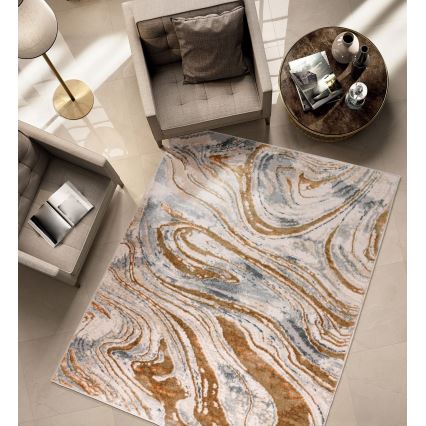 STONE Rug 120 x 160 cm, Beige/Grey