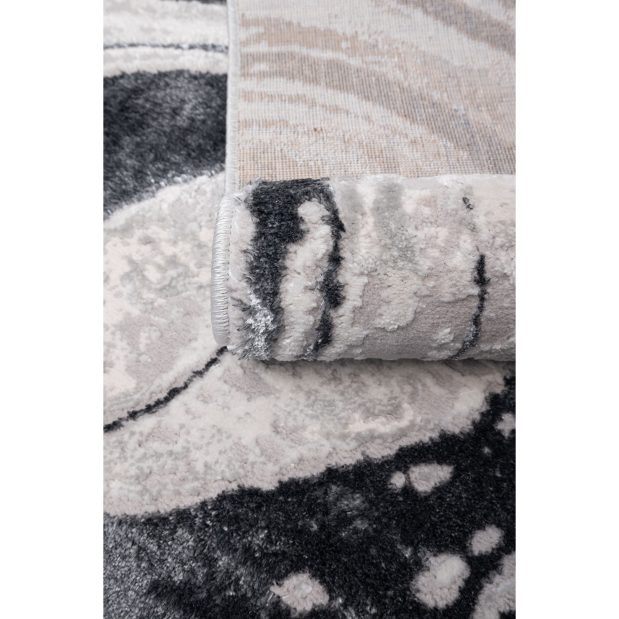 STONE rug 120 x 160 cm, gray/anthracite