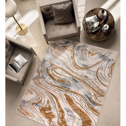 STONE Rug 160 x 220 cm, Beige/Grey