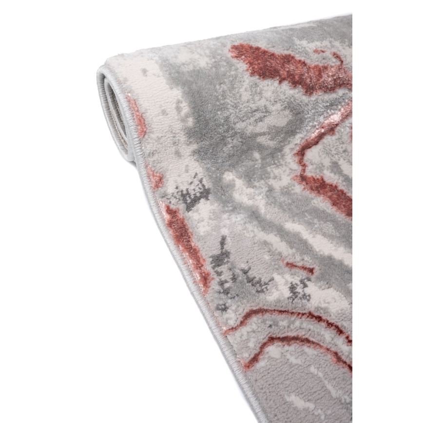 STONE Rug 160x220 cm Pink/Grey