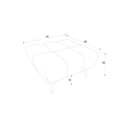 Stool ALBA grey
