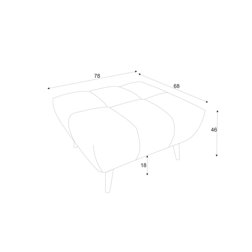 Stool ALBA grey