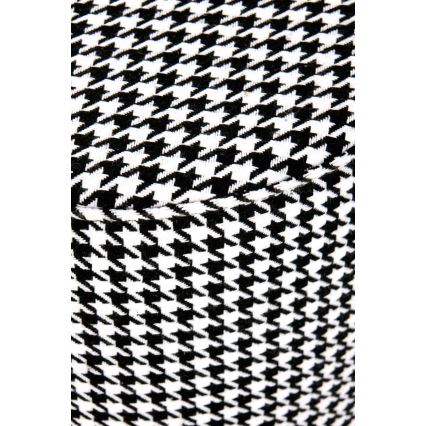 Stool ARUNA d. 36 cm white/black/gold